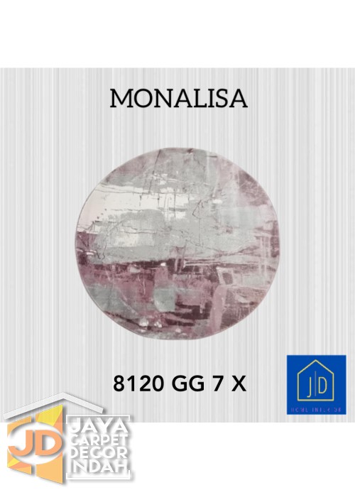Permadani Monalisa Bulat 8120 GG 7 X Ukuran 120 cm x 120 cm, 160 cm x 160 cm